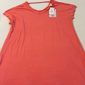 NWT Gorgeous Coral Macy V neck maxi